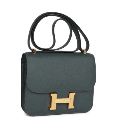 2c25f4adb64cff13657fbc9490f2c74a Hermès Constance 18 Bleu Orage Epsom Gold Hardware