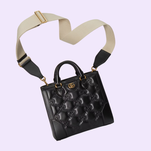 GG matelassé mini top handle bag