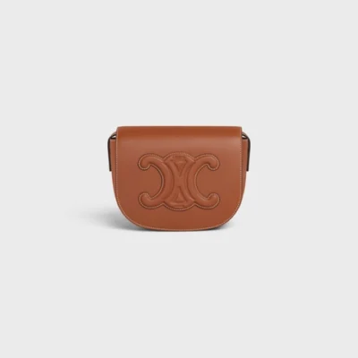 FOLCO CUIR TRIOMPHE IN SMOOTH CALFSKIN TAN