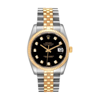Rolex Datejust 116233BKDJ 36MM Black Dial Silver-tone Case