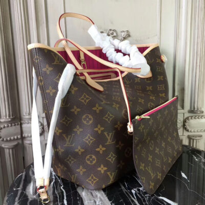路易威登 M41178 Neverfull MM Monogram 帆布单肩包