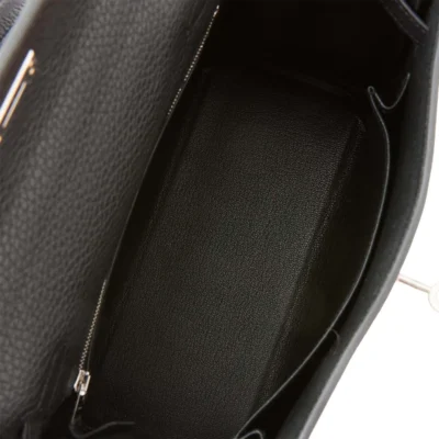 2e6654db5c4729ce9843dd812c2bce65 Hermès Kelly Retourne 25 Black Togo Palladium Hardware