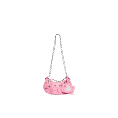 2e734a0018dca821adc5ff4e4177fd83 WOMEN'S LE CAGOLE XS SHOULDER BAG WITH CHAIN IN PINK