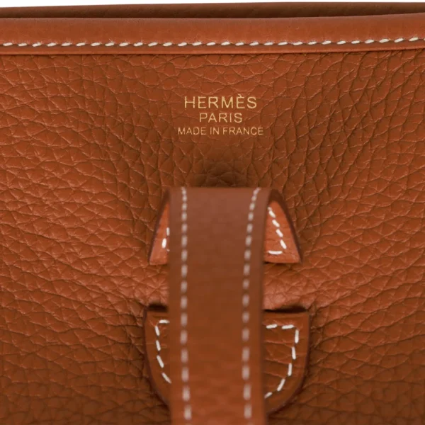 Hermès Evelyne III PM Gold Clemence Gold Hardware