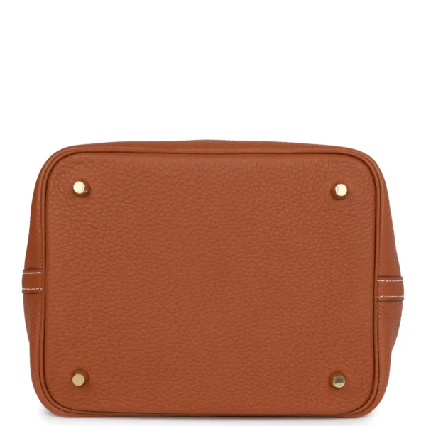 Hermès Picotin Lock 22 Gold Clemence Gold Hardware