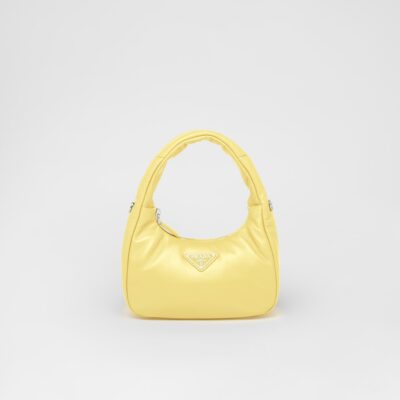 2f17269ea013512a103795896f23951f Prada Soft padded nappa leather mini-bag - Citron Green
