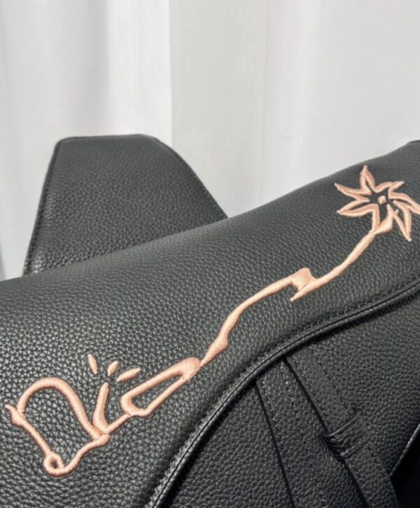 Dior Cactus Jack Dior Saddle Bag Black