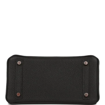 Hermès Birkin 25 Black Togo Rose Gold Hardware