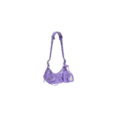 WOMEN'S LE CAGOLE XS SHOULDER BAG IN PURPLE