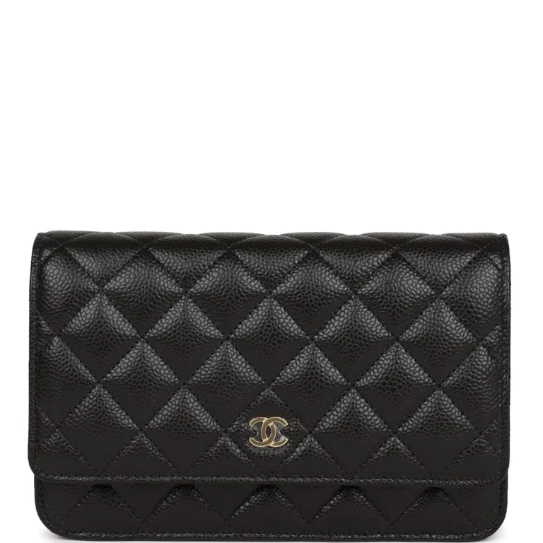 Chanel Wallet on Chain WOC Black Caviar Gold Hardware