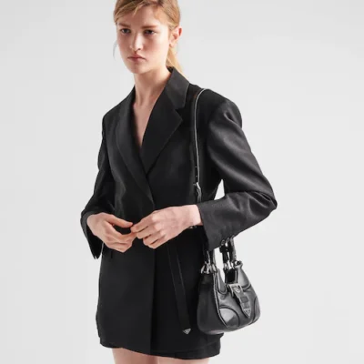 Prada Moon padded nappa-leather bag - Black