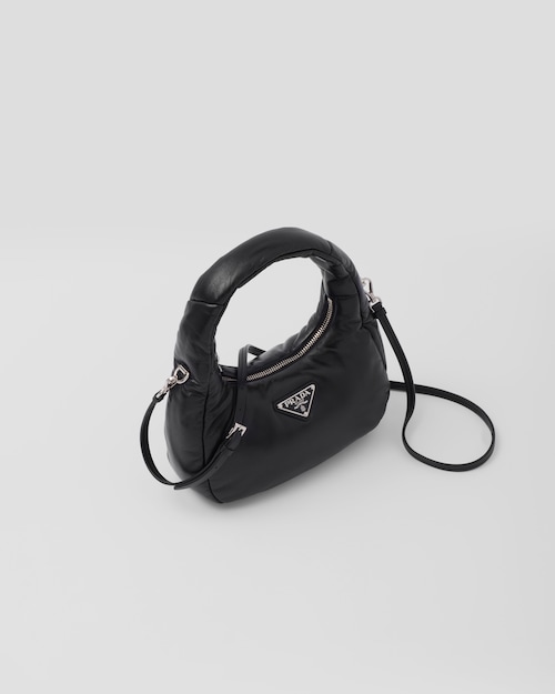 Prada Soft padded nappa leather mini-bag - Black