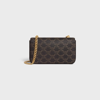 30a221402f138f26e08838ecec179f49 CHAIN SHOULDER BAG TRIOMPHE IN TRIOMPHE CANVAS TAN
