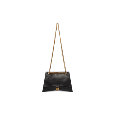 WOMEN'S CRUSH MEDIUM CHAIN BAG IN BLACK