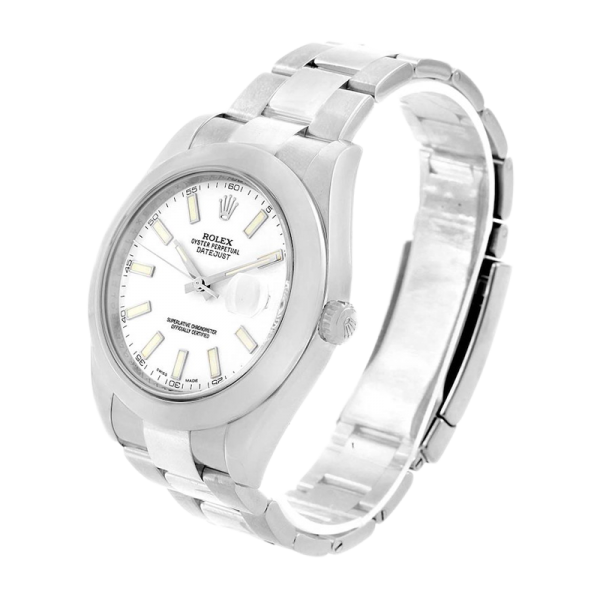 Rolex Datejust 116300WSO 41MM White Dial Silver-tone Case