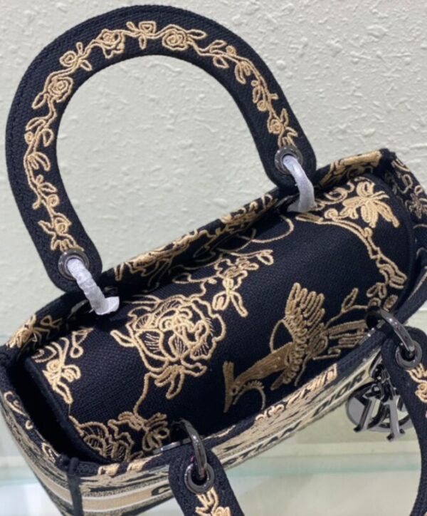 31ffe13f679eb4b02c2c466da88a653c Dior Medium Lady D-Lite Bag Black