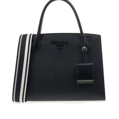 32a0388dd9d74f04e4571428720473eb Prada 单色 十字纹皮革 中号包