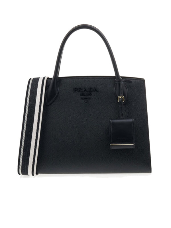 32a0388dd9d74f04e4571428720473eb Prada 单色 十字纹皮革 中号包
