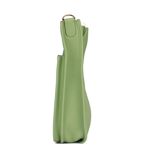 32b107b36dcf567407a68ee8e5517796 Hermès Evelyne III PM Vert Criquet Clemence Gold Hardware