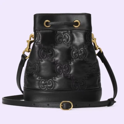 GG Matelassé bucket bag