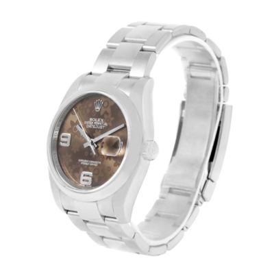 337eeb93547890eb708f8a8b1dd802f7 Rolex Datejust 116200BFAO 36MM Bronze Floral Dial Silver-tone Case