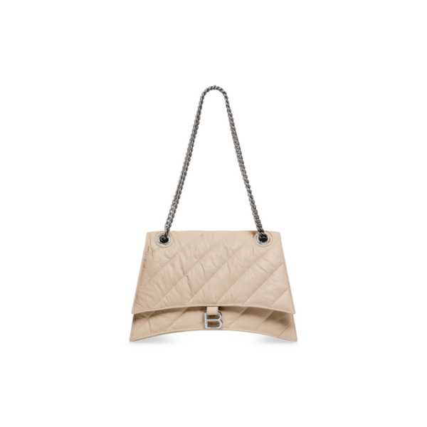 WOMEN'S CRUSH MEDIUM CHAIN BAG QUILTED IN SAND
