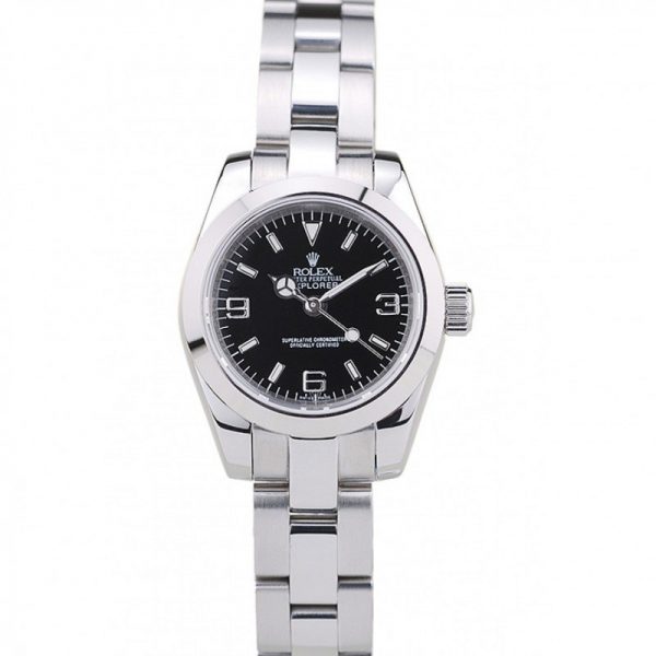 Rolex Explorer 69173 Black Dail Women Watch