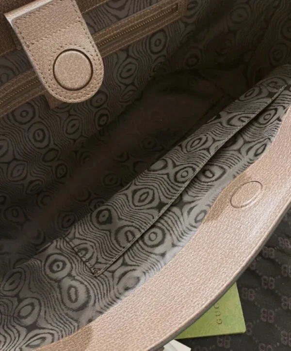Balenciaga Hacker Graffiti Medium Tote Bag In Coated Canvas Dark Coffee