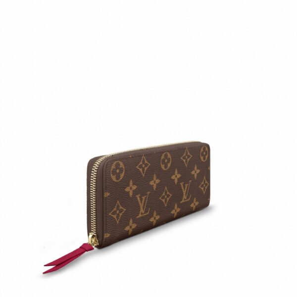 34adf755333d8ed78814b29620918e7e Louis Vuitton Monogram Canvas Clemence Wallet M60742 Fuchsia