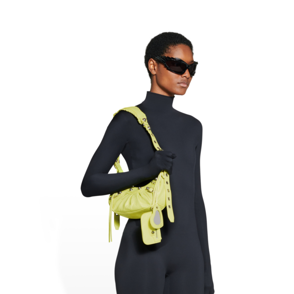 34b18f35b84ef64c85eae2b662d04c7f WOMEN'S LE CAGOLE XS SHOULDER BAG IN LIME