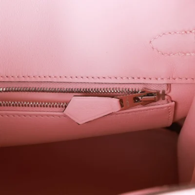 Hermès Birkin 25 Rose Sakura Swift Palladium Hardware