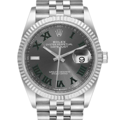 36e10a1cc1e5570b12310d45956f8e84 Rolex Datejust m126234-0045 36MM Wimbledon Dial Silver-tone Case