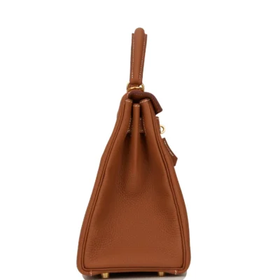 Hermès Kelly Retourne 28 Gold Togo Gold Hardware