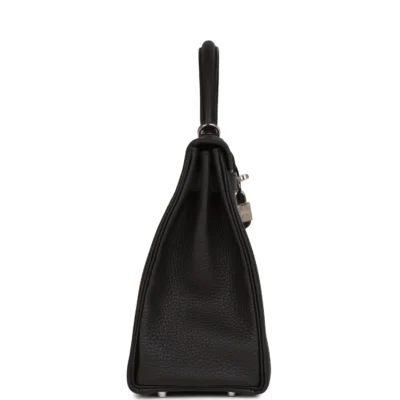 Hermès Kelly Retourne 32cm Black Togo Palladium Hardware