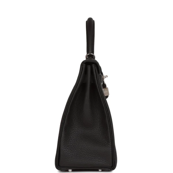 Hermès Kelly Retourne 32cm Black Togo Palladium Hardware