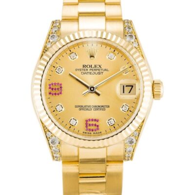 3886a730ca952cfb126b4578b6a27f2e ساعة نسائية رولكس Mid-Size Datejust 178238 31 MM