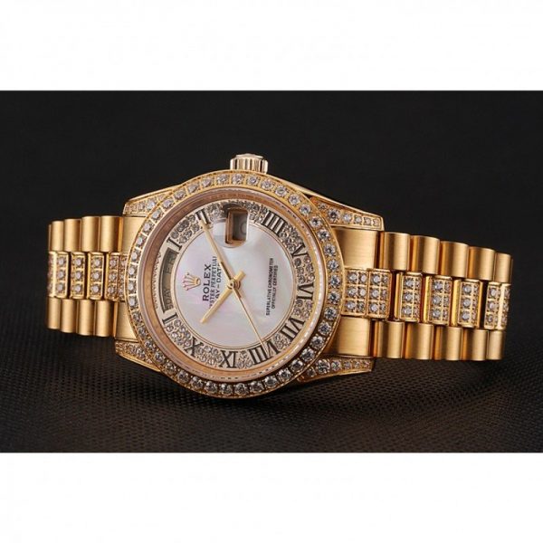 Rolex Daydate 1453958 White Dail Men Watch