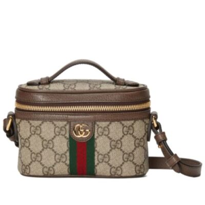 38906baa3638e5f4de4c6d67c9edcab4 Gucci Ophidia GG Top Handle Mini Bag 699532 Dark Coffee