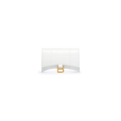 389cd8207bf0bdec5c00680d3a319959 WOMEN'S HOURGLASS WALLET ON CHAIN BOX IN WHITE