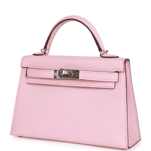 397262b8ef0444c466cbdf13fdb35d36 Hermès Kelly Sellier 20 Rose Sakura Chevre Palladium Hardware