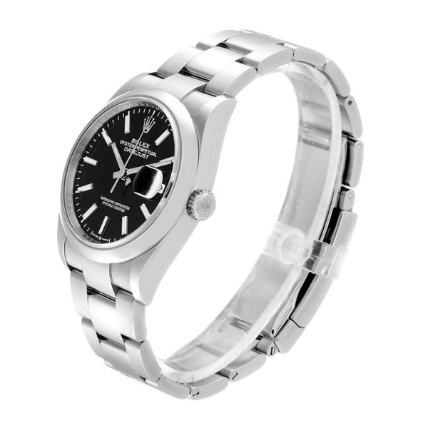 劳力士 Datejust m126200-0004 36MM 表盘黑色银色表壳腕表