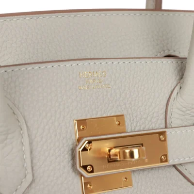Hermès Birkin 30 Gris Perle Togo Gold Hardware