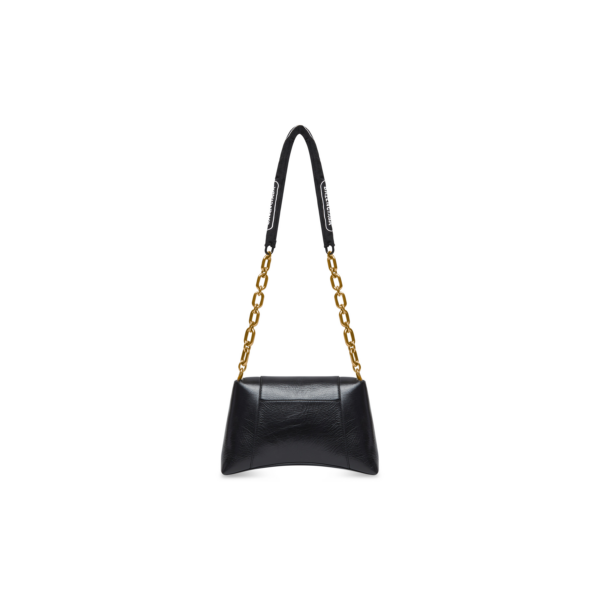 WOMEN'S DOWNTOWN SMALL SHOULDER BAG WITH CHAIN IN BLACK