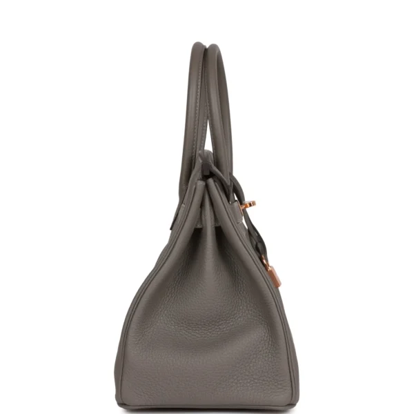 Hermès Birkin 30 Gris Meyer Togo Rose Gold Hardware