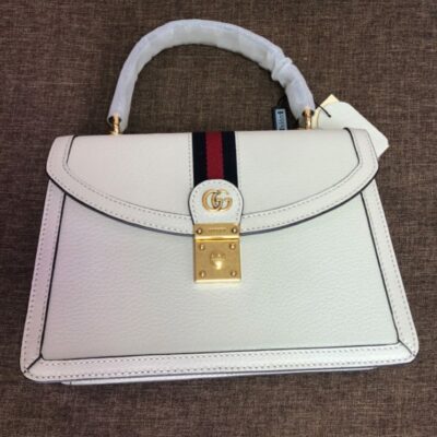 Gucci Ophidia Small Top Handle Bag With Web 652683