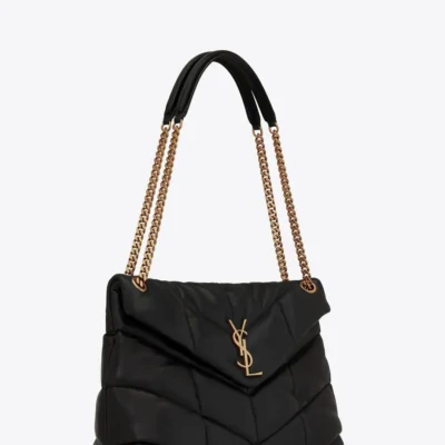 3b70a0c7f8a1fe3b81d5445ce58d03d4 YSL Puffer Medium Chain Bag in Quilted Lambskin