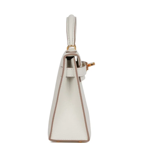 3b76bd4116e667696e7c0c322483f1b7 Hermès Kelly Sellier 20 Mushroom Chèvre Gold Hardware