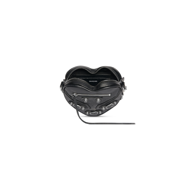 3bf55a61e4a32d2f676c7c9b69ec4dc7 WOMEN'S LE CAGOLE HEART MINI BAG IN BLACK