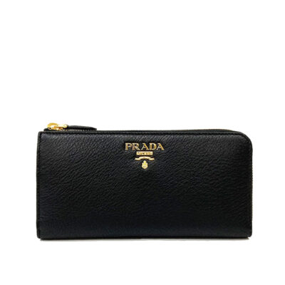 3c1023a4ca2b7cb5746a2d51c24ff405 Prada Zipped Continental Wallet in Black