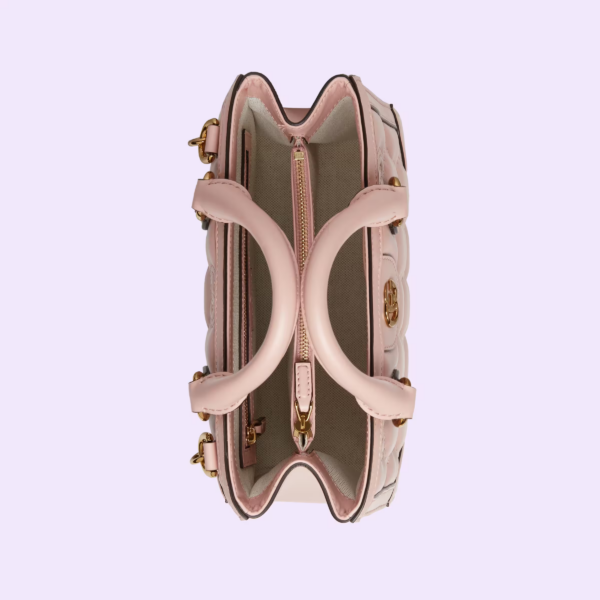 GG matelassé mini top handle bag